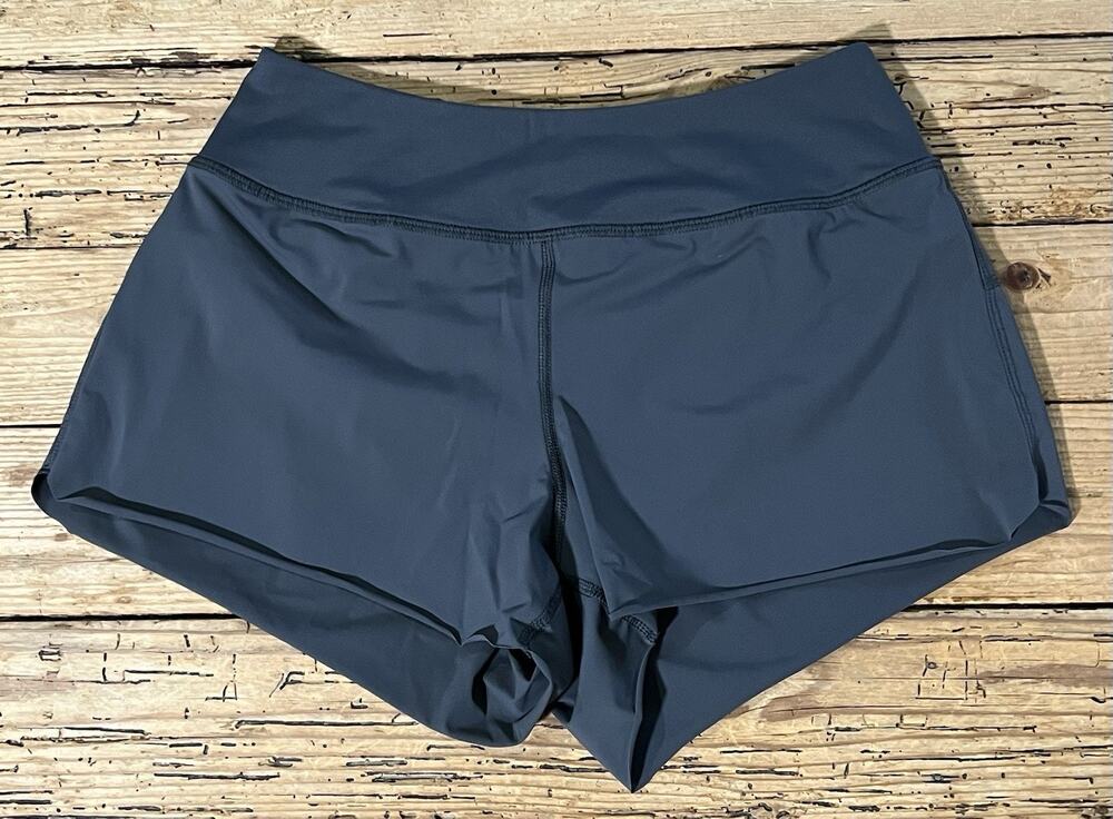 NoBull Women’s Size M Grey Workout Gym Shorts - NWOT